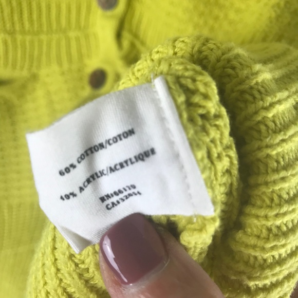 Sparrow | Spring Green Short Sleeved Cardigan - Picture 4 of 5